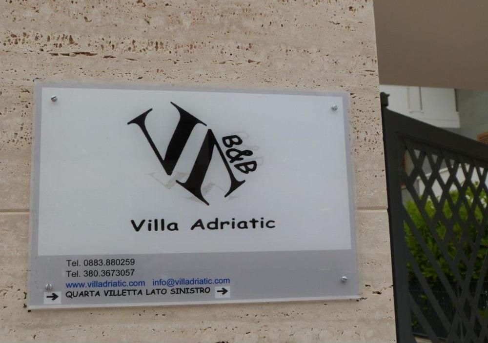 B&B Villa Adriatic Barletta Exterior foto